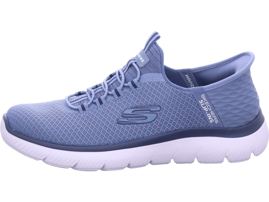 SKECHERS Herren Slipper High Range in blau
