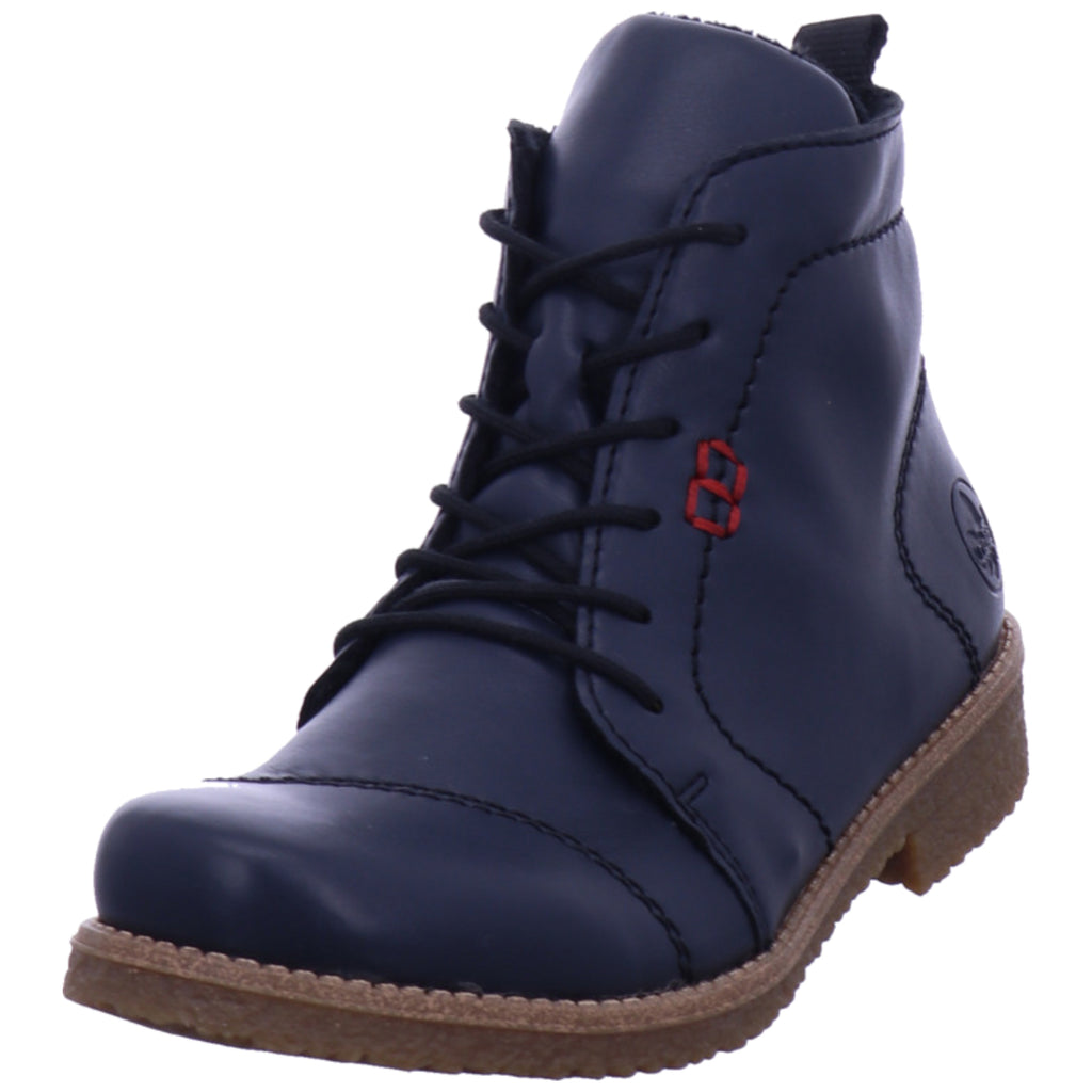 Rieker Damen Stiefel Hwk Damen Stiefel in blau