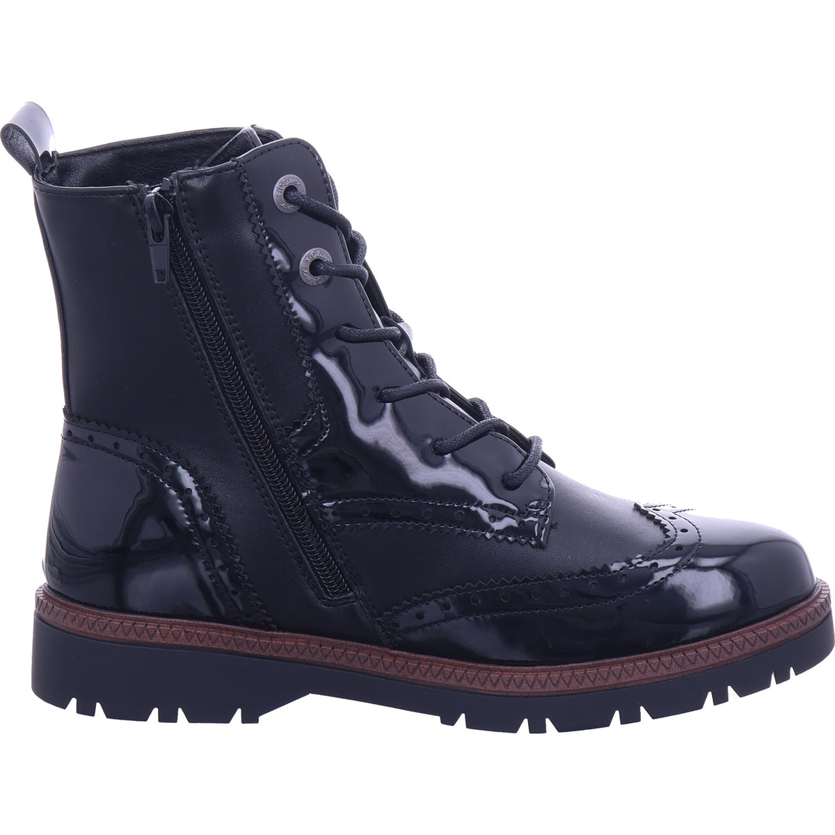 s.Oliver Damen Stiefelette  in schwarz