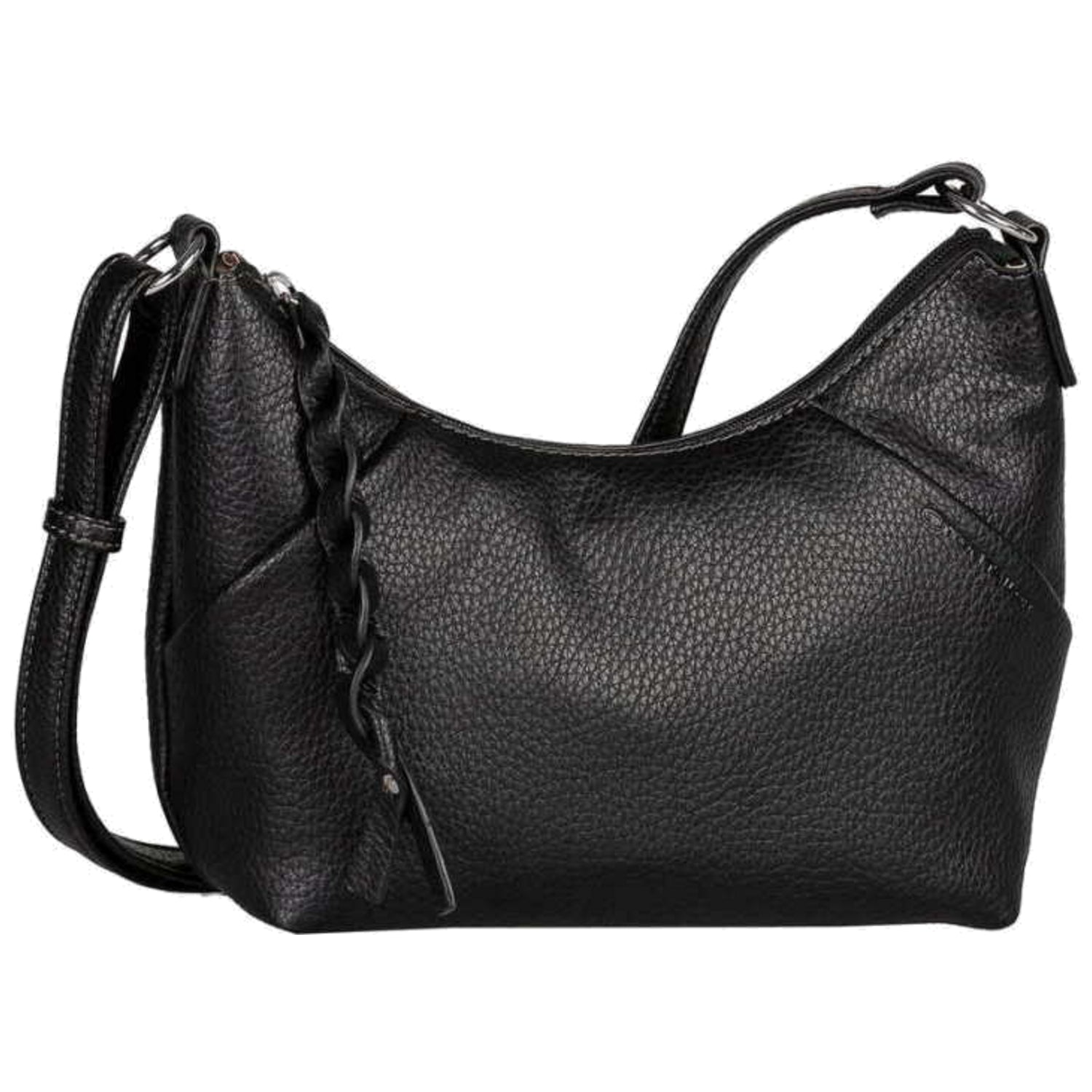 Tom Tailor Kabelka Danica Banana Bag v černé barvě