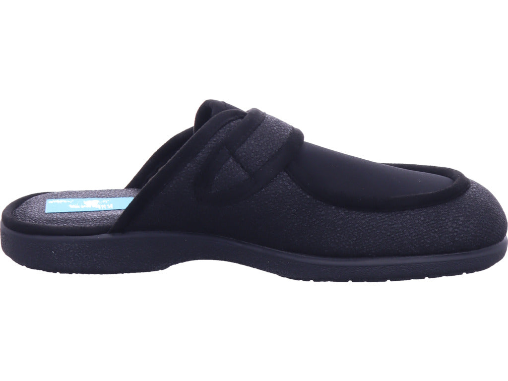 Varomed Herren Pantolette  in schwarz