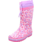 KangaRoos Mädchen Gummistiefel K-Rain Lavender/Leo in pink