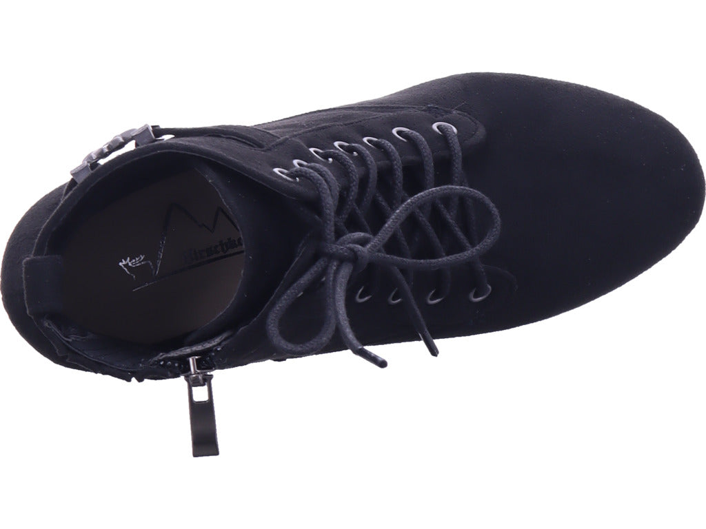 Esgano Damen Stiefel Trachtenstiefel in schwarz