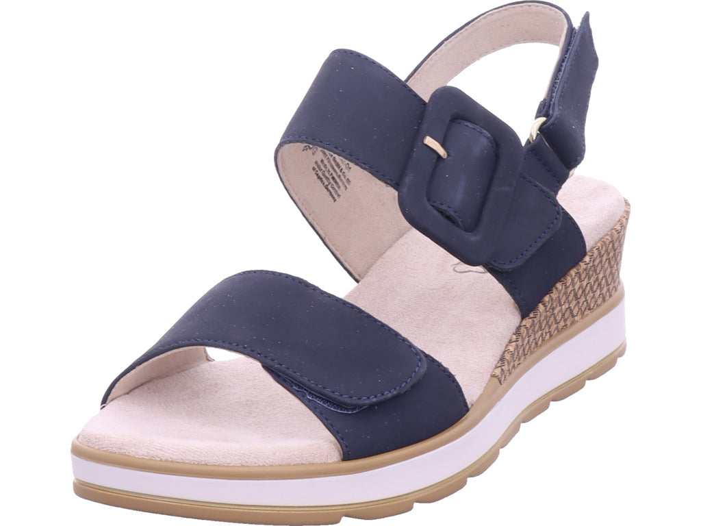 Caprice Damen Sandalette Women Sandals in blau