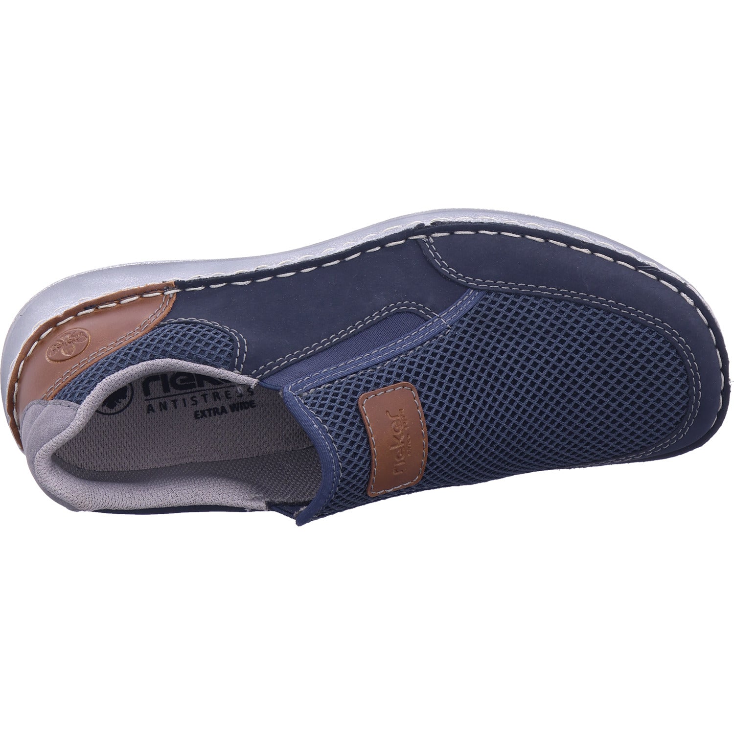 Rieker Herren Slipper  in blau