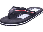Tommy Hilfiger Men's Pool Slides in black