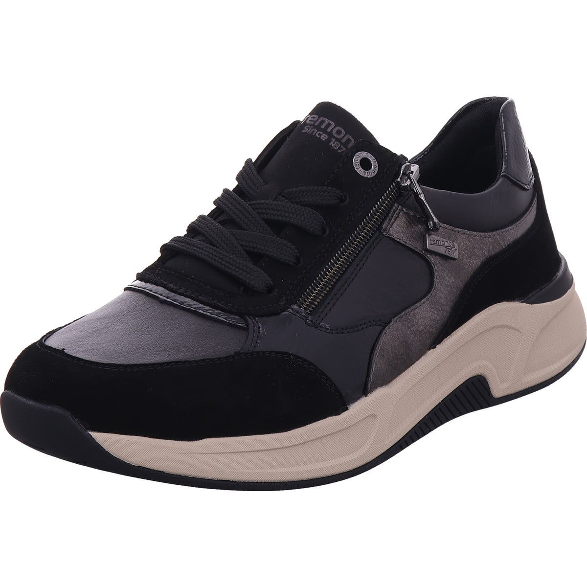 Remonte Damen Sneaker Remonte Hw Halbschuh in schwarz