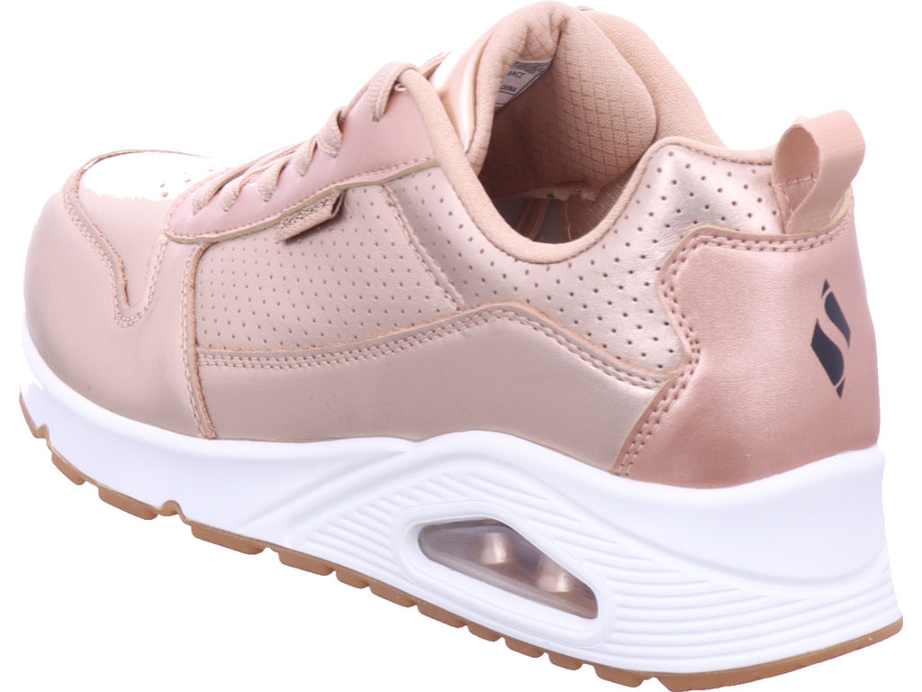 SKECHERS Women's Uno-Metallix Sneakers in Rose