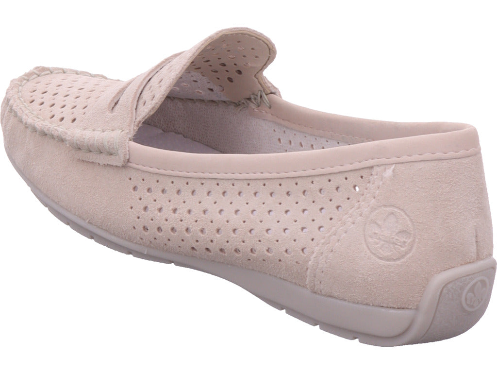 Rieker Damen Slipper Fsk Damen Halbschuhe in rose
