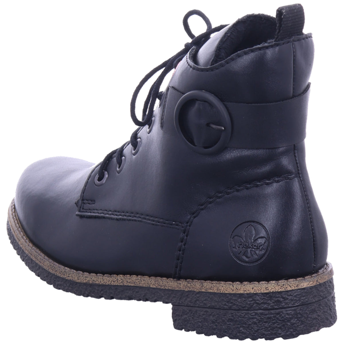 Dámské kotníkové boty Rieker v černé barvě