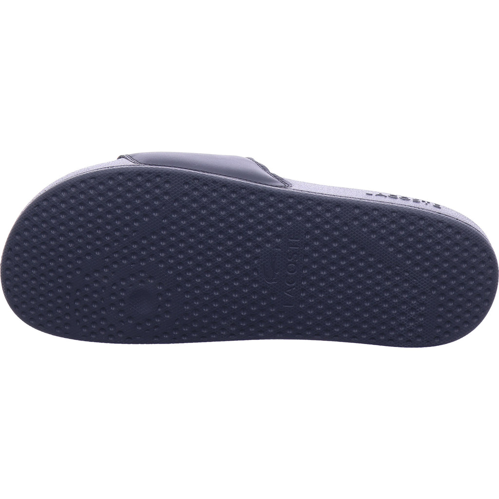 Lacoste Herren Badeschuh Serve Slides in schwarz