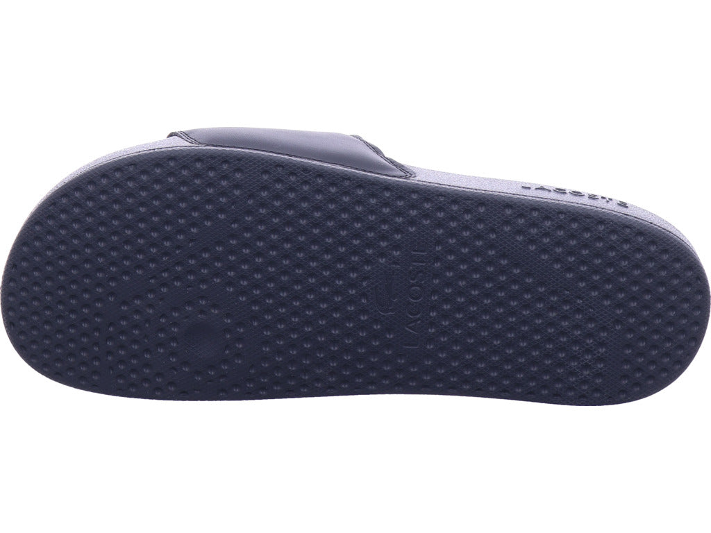 Lacoste Herren Pantolette Serve Slides in schwarz