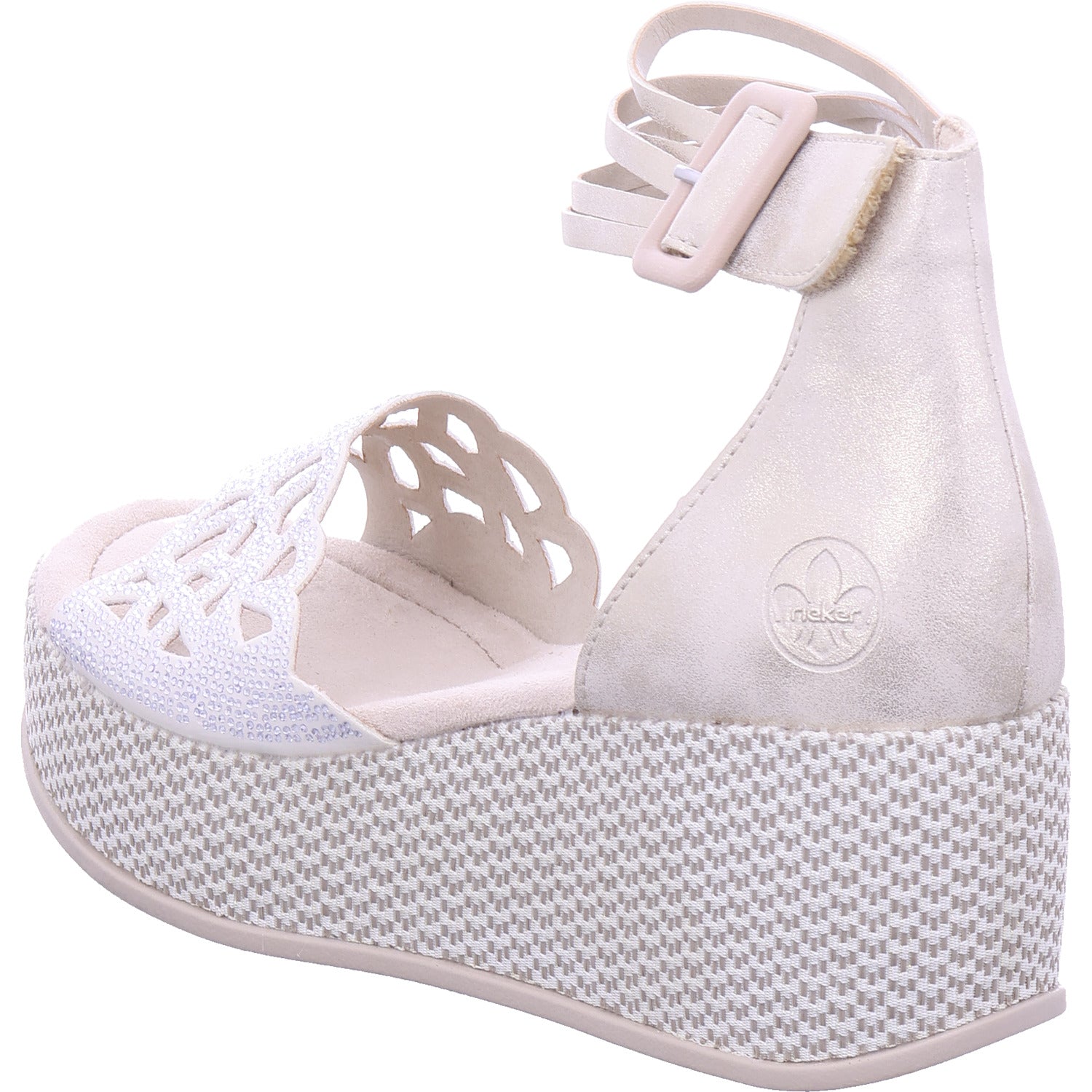 Rieker Damen Sandalette  in beige