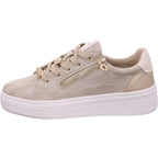 s.Oliver women's sneakers in gold