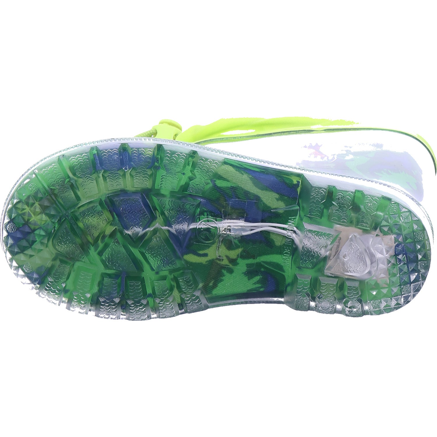 Silver Int Disney Boys' Dino Green Rubber Boots