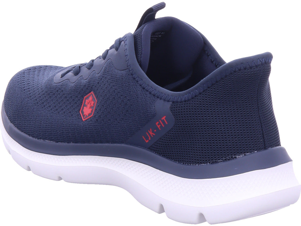 lumberjack women's low-top shoe in blue