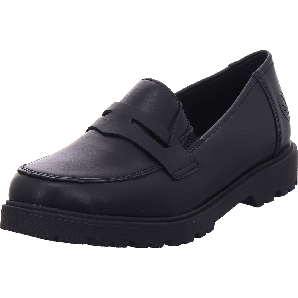 Rieker Damen Halbschuh  in schwarz