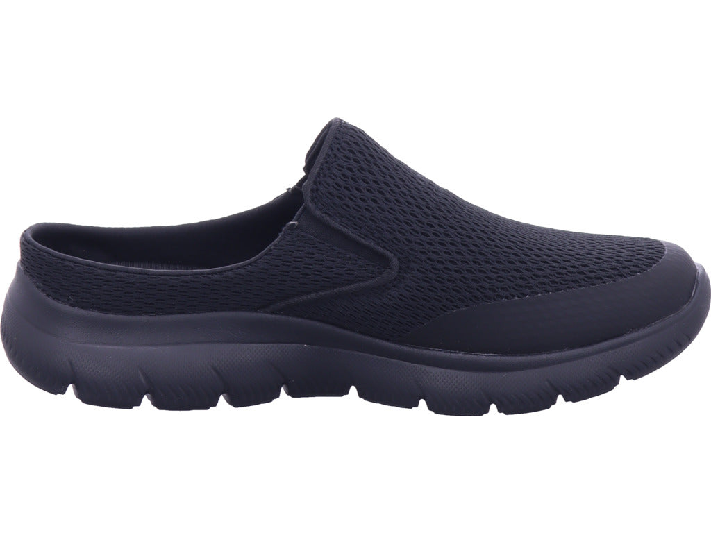 SKECHERS Herren Pantolette  in schwarz