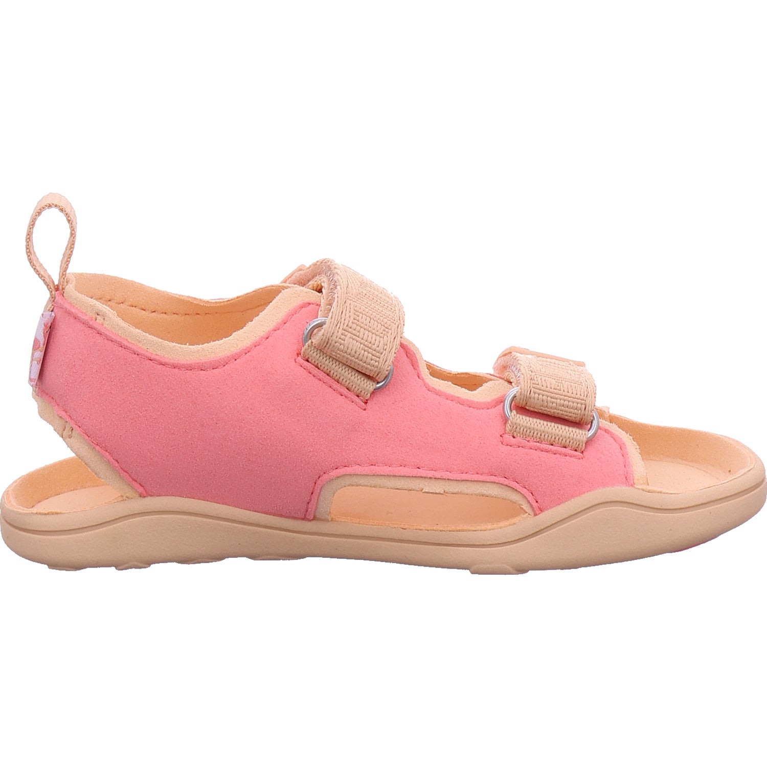 Affenzahn Dívčí sandály Sandalet Vegan Airy Flamingo v růžové barvě
