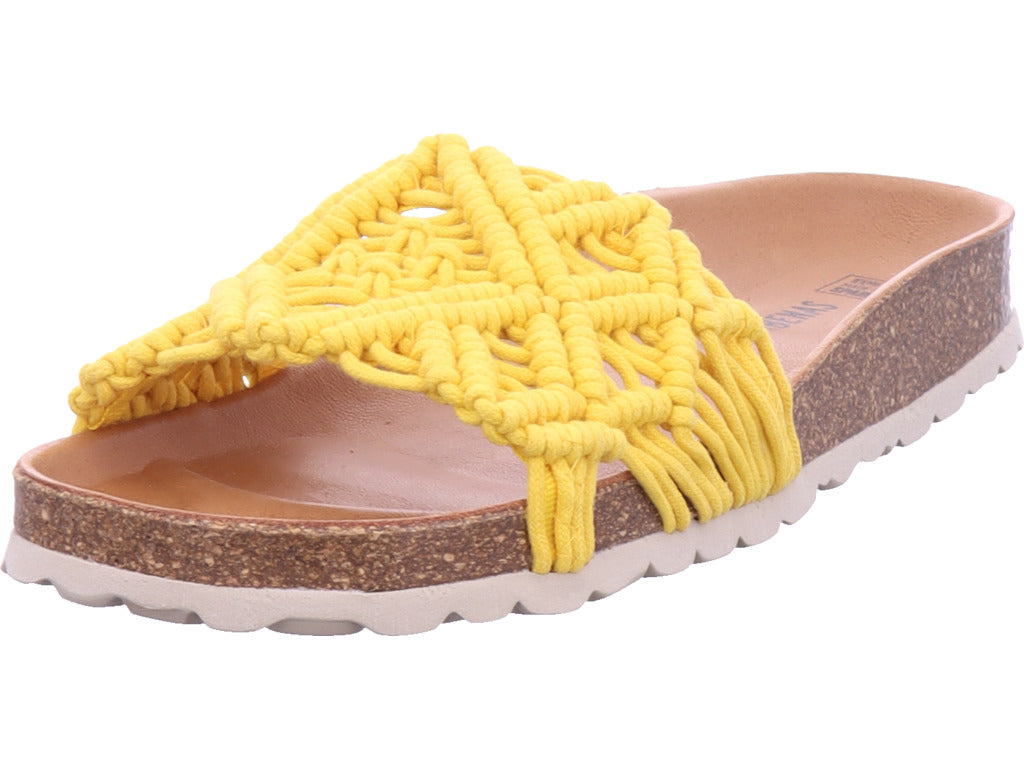 Verbenas Damen Pantolette  in gelb