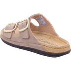Planet Footwear Damen Pantolette  in sand-taupe
