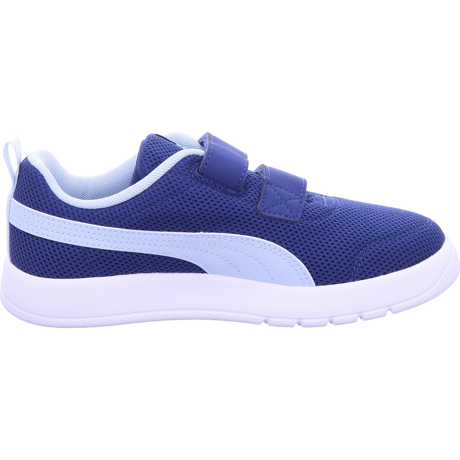 Puma chlapecká sportovní obuv Courtflex V3 Mesh Ps v modré barvě