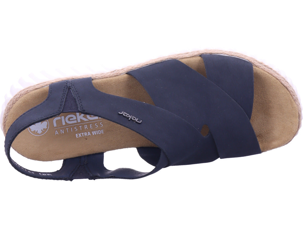 Rieker Women's Sandal Fsk Women's Sandals in blue
