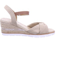 Tom Tailor Damen Sandale  in beige
