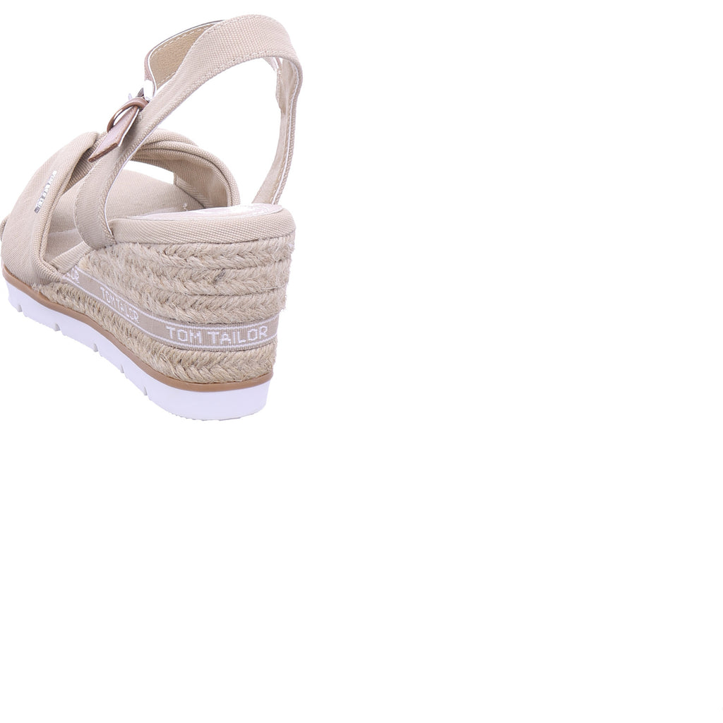 Tom Tailor Damen Sandalette  in beige