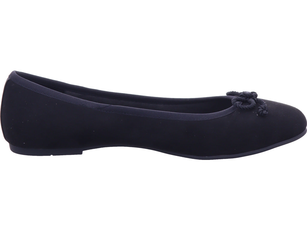 s.Oliver Damen Ballerina  in schwarz