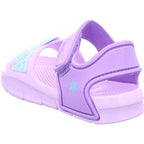 Silver Int Disney Girls' Sandals Frozen in Purple