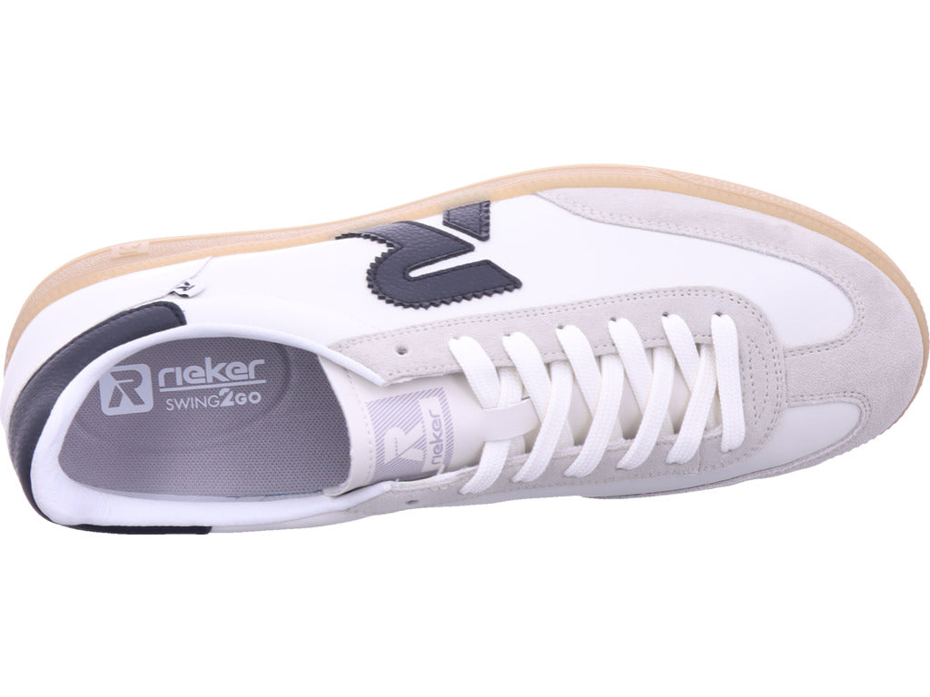 Rieker Men's Sneakers Fsk Men's Lace-ups in white