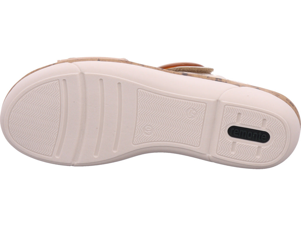 Remonte Damen Pantolette Remonte Sandale in beige