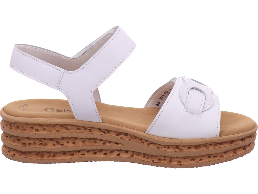 Gabor Damen Sandalette  in weiß