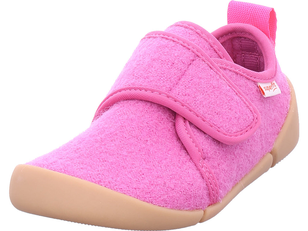 Superfit Girls' Textile Slipper \ Venti in red