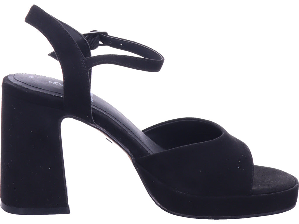 s.Oliver Damen Sandalette  in schwarz