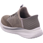 Pánské pantofle SKECHERS v hnědé barvě