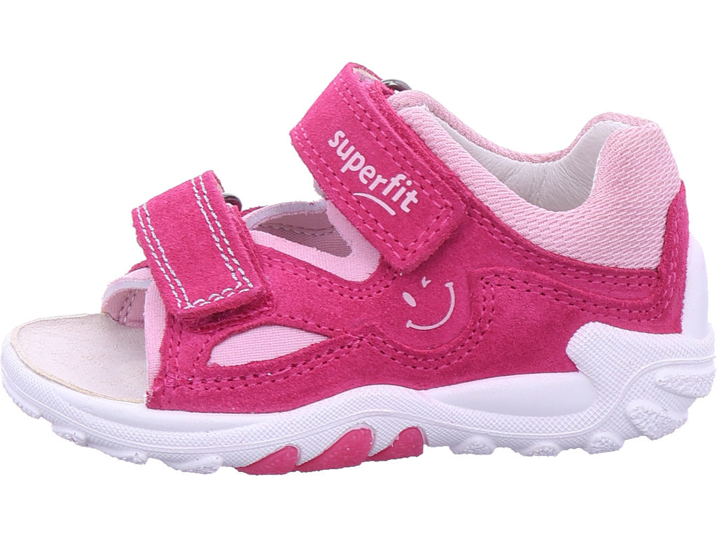 Superfit Baby - Mädchen Sandale Sandale Leder \ Flow in rot