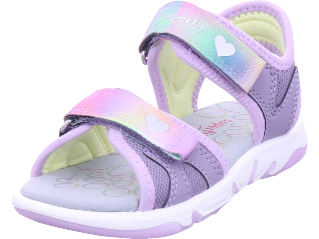 Dívčí sandály Superfit Pebbles, fialové
