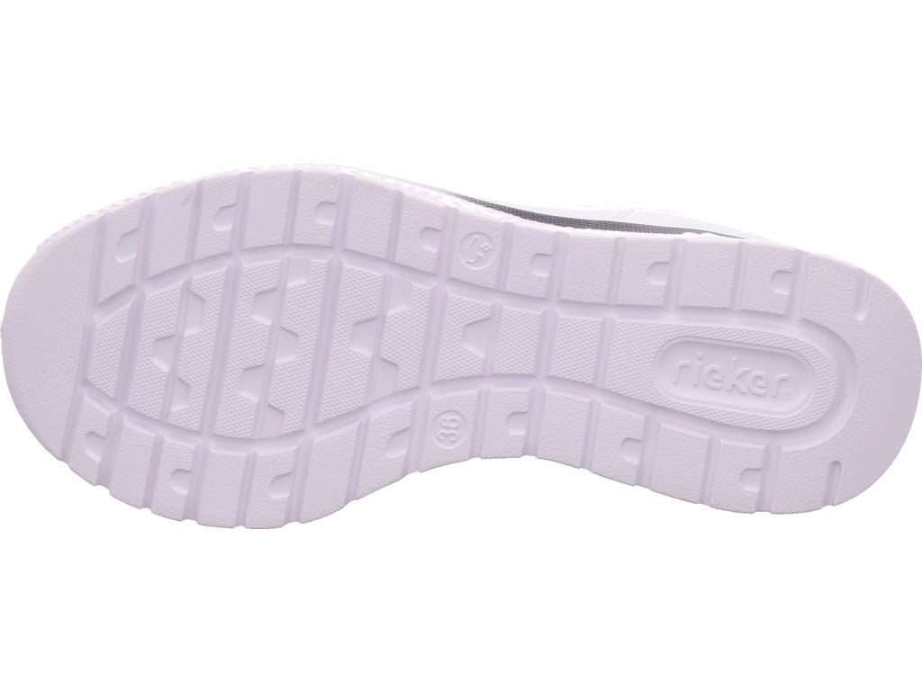 Rieker women's sneakers Fsk women's low shoes in white