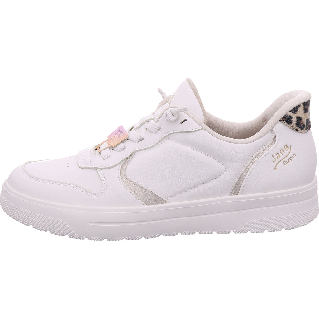 Jana women's slippers in white