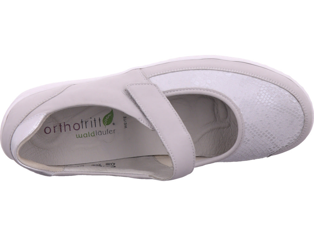 Waldläufer Women's Slippers in Grey