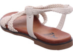 2 GO FASHION Damen Sandalette  in weiß