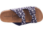 Indigo Jungen Pantolette Bio Kinder in blau