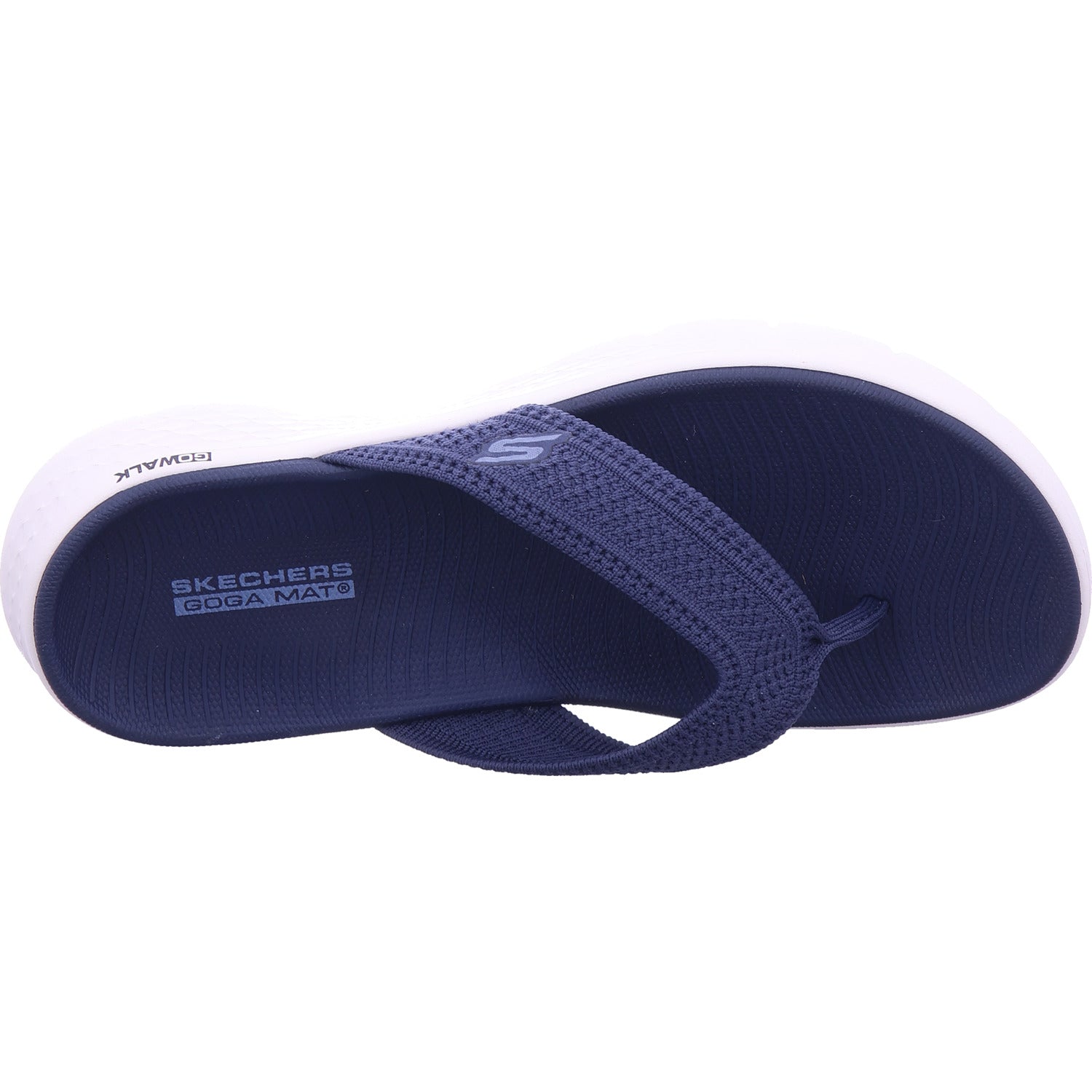 Dámské pantofle SKECHERS v modré barvě