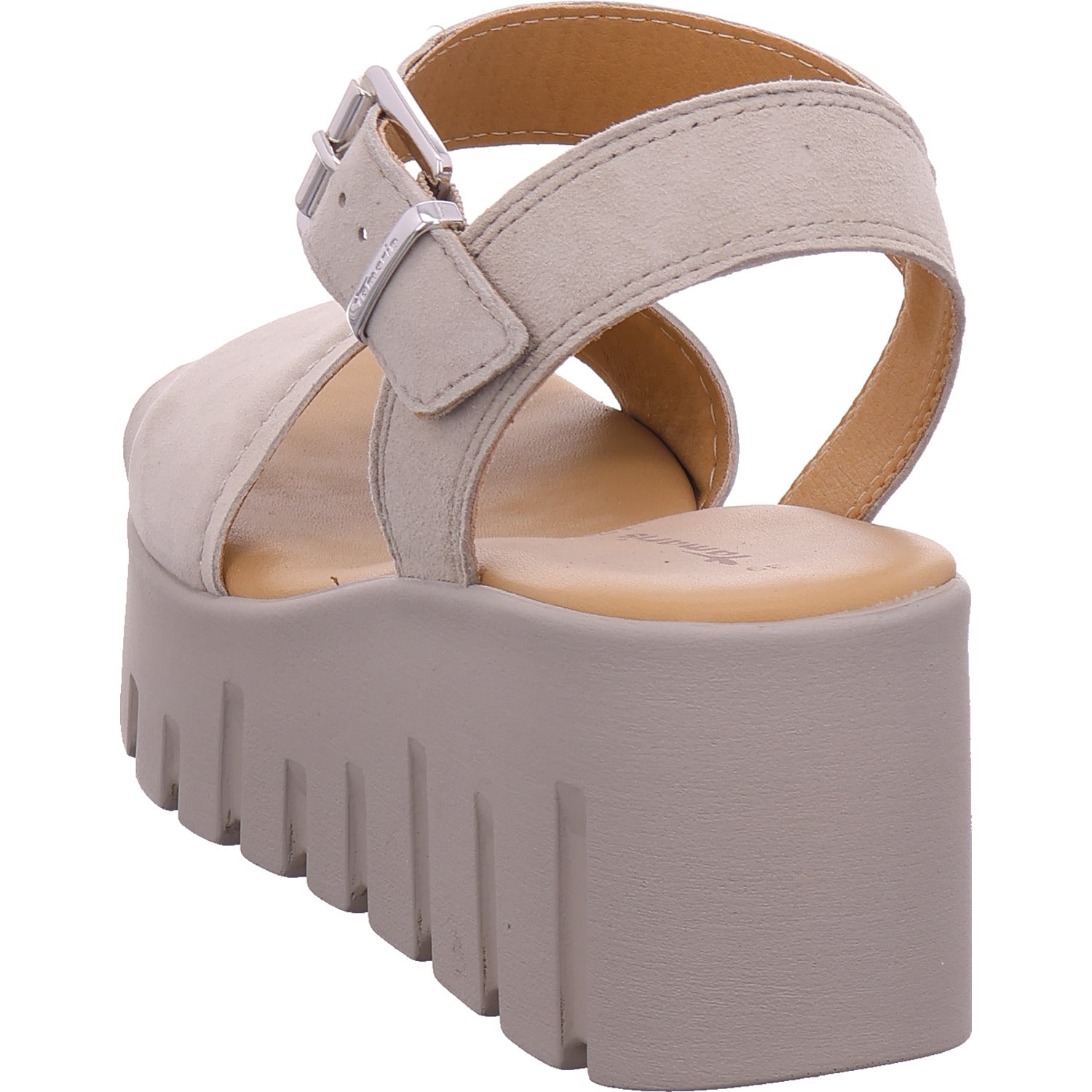 Tamaris Damen Sandalette  in sand-taupe