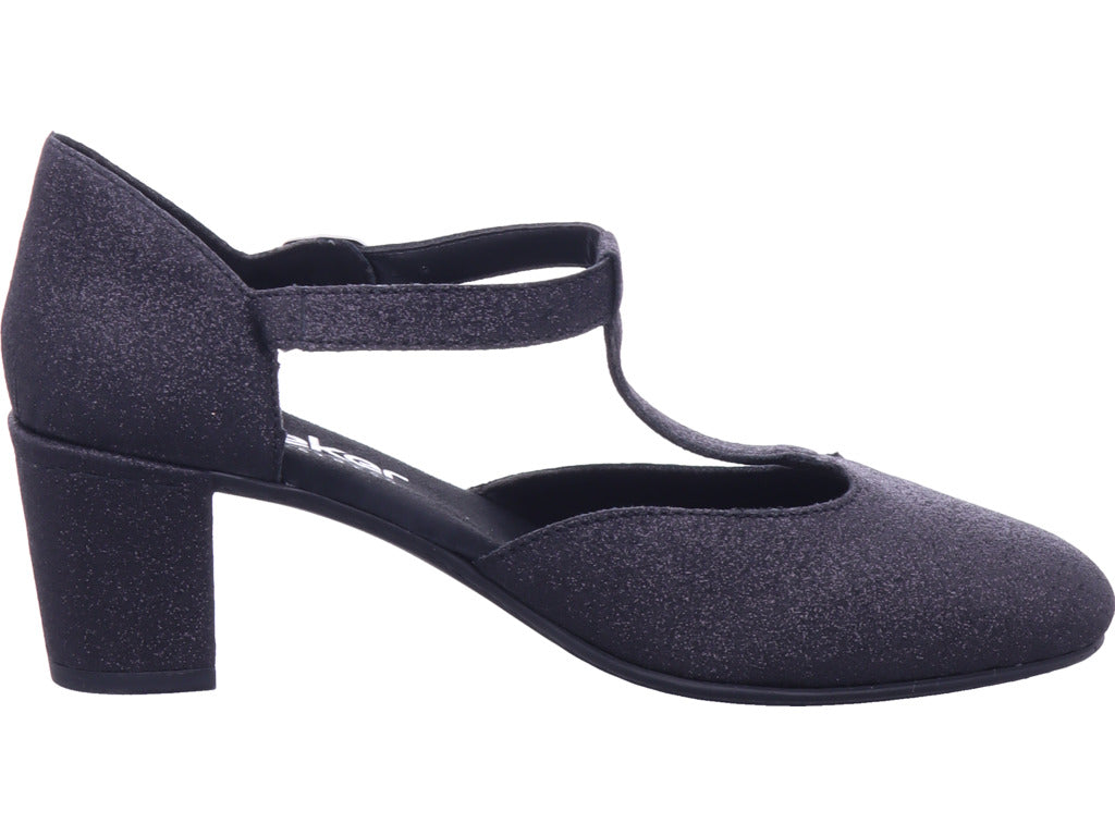 Rieker Damen Pump Fsk Damen Halbschuhe in schwarz