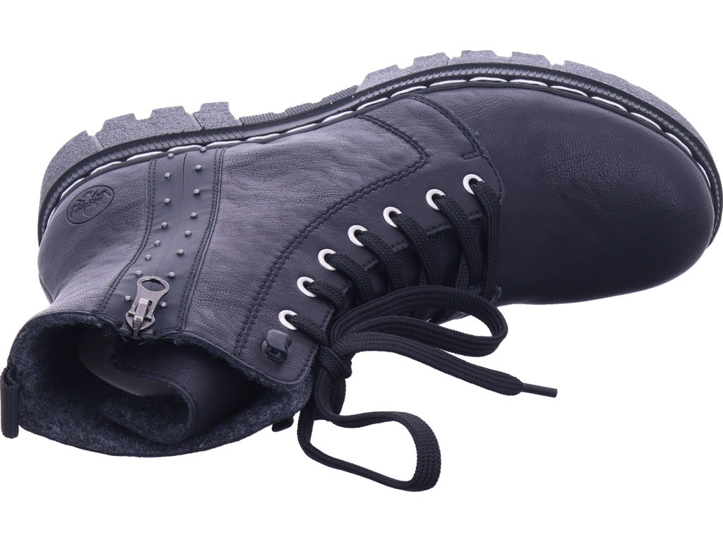 Rieker Damen Stiefel Hwk Damen Stiefel in schwarz