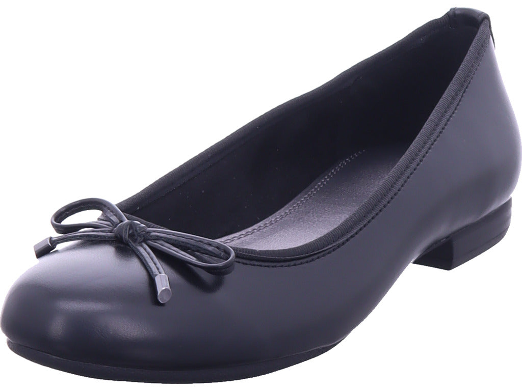 Marco Tozzi Damen Ballerina  in schwarz