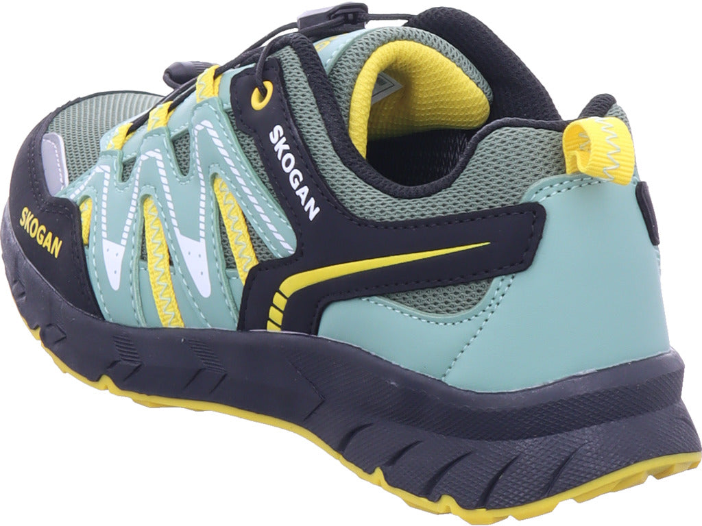 Chlapecké turistické boty Skogan v zelené barvě